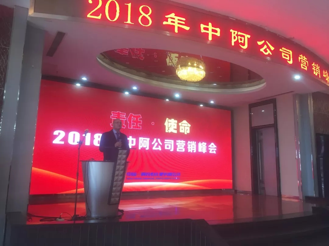 责任·使命│百年盛世总裁赵一沣出席中阿公司营销峰会