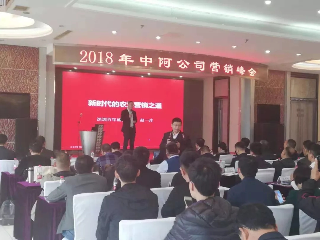 责任·使命│百年盛世总裁赵一沣出席中阿公司营销峰会