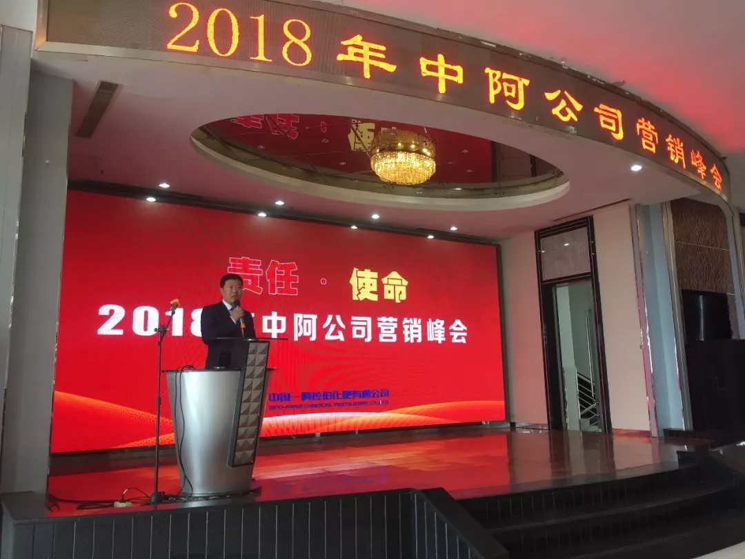 责任·使命│百年盛世总裁赵一沣出席中阿公司营销峰会