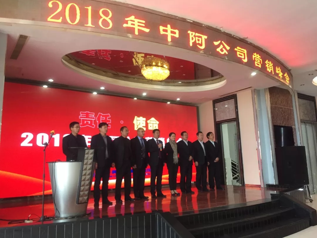 责任·使命│百年盛世总裁赵一沣出席中阿公司营销峰会